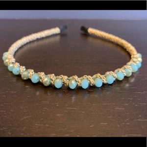 Turquoise Rhinestone Headband
